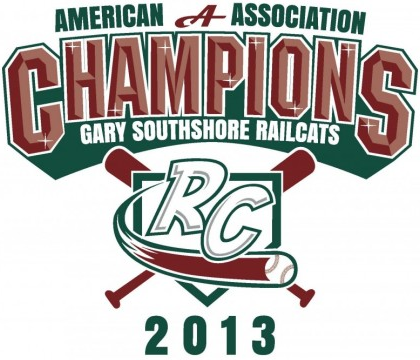 Gary SouthShore RailCats 2013 Champion Logo iron on transfers for T-shirts